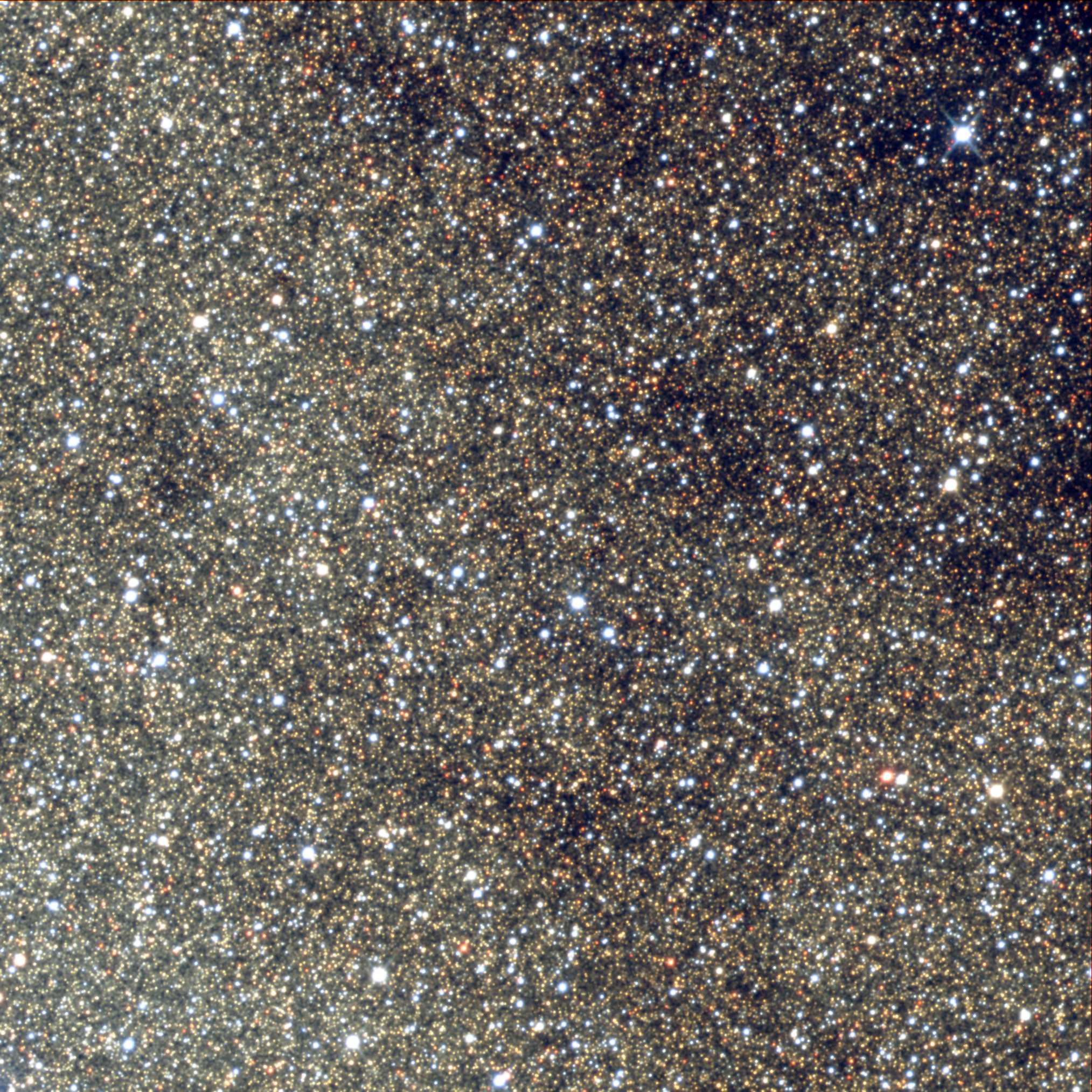 Image of a dense starfield in the Galactic bulge