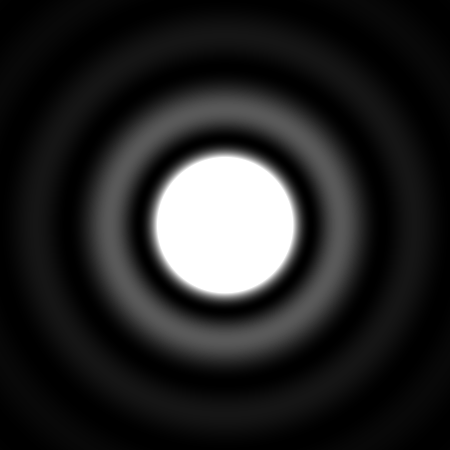 Stellar PSF showing the Airy disk