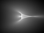 Magnification map and caustic animation